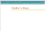 Sindhu�fs Diary